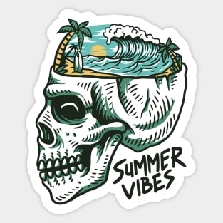 Summer Mindset Sticker